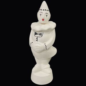 Pierrot Cologne Ceramic Decanter Bottle Vintage French